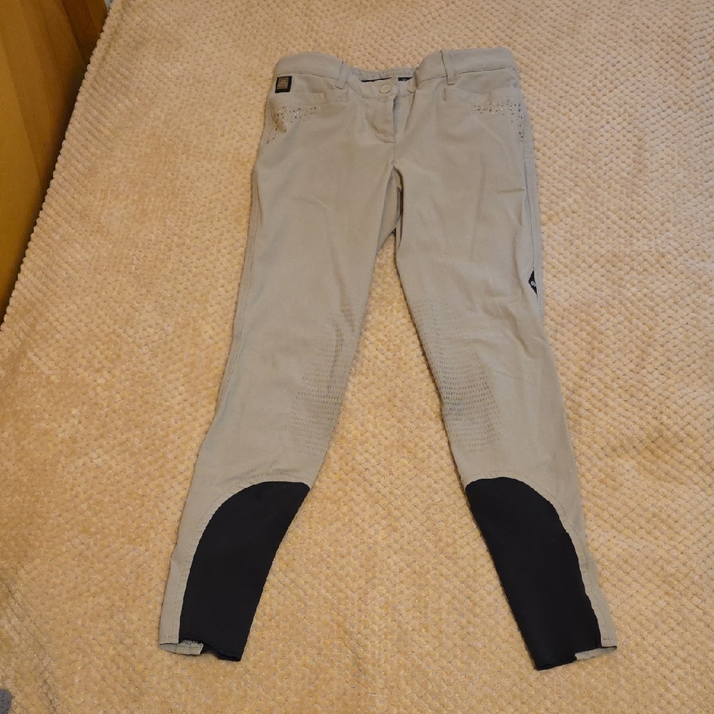 Equiline Women's Beige Riding Pants Size IT 44